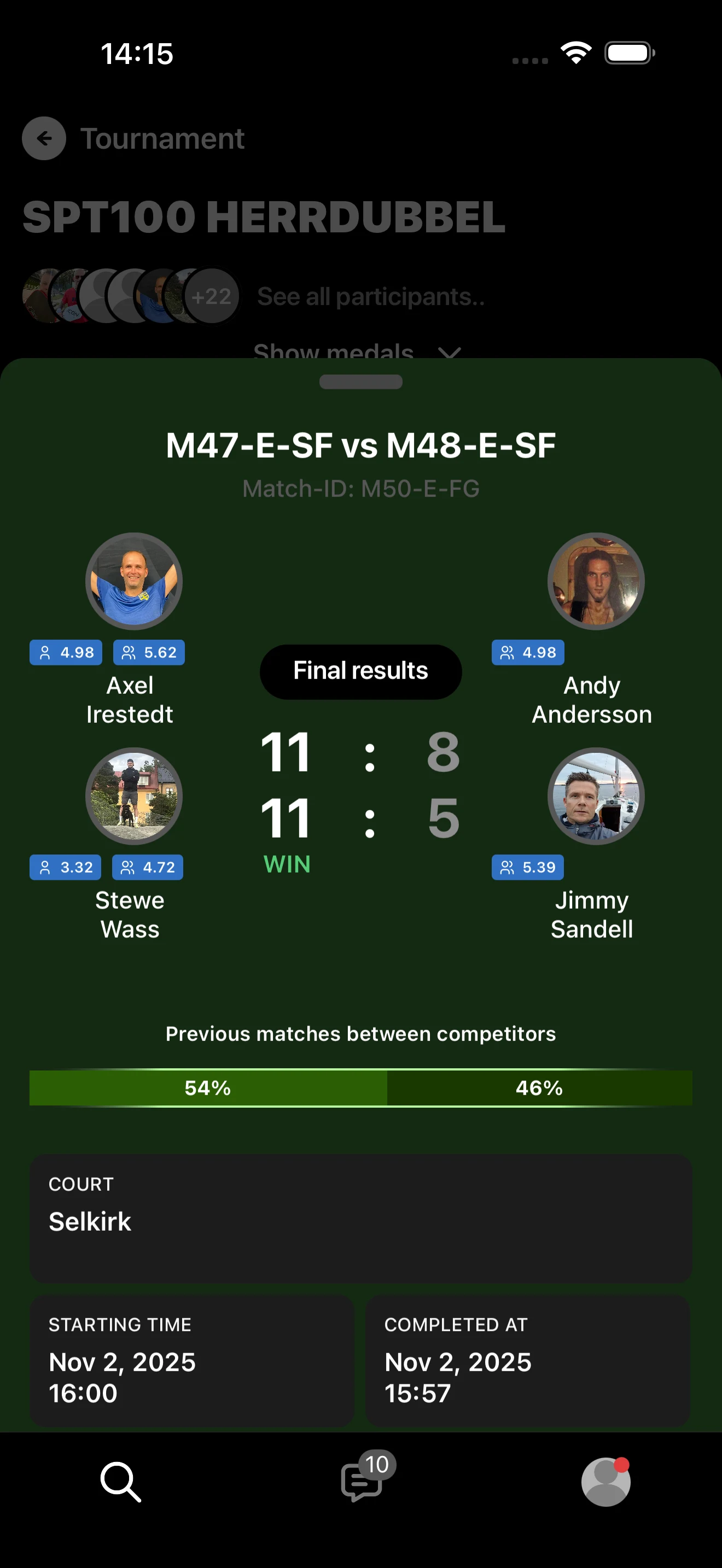 Raqt Pickleball Family Friends screenshot