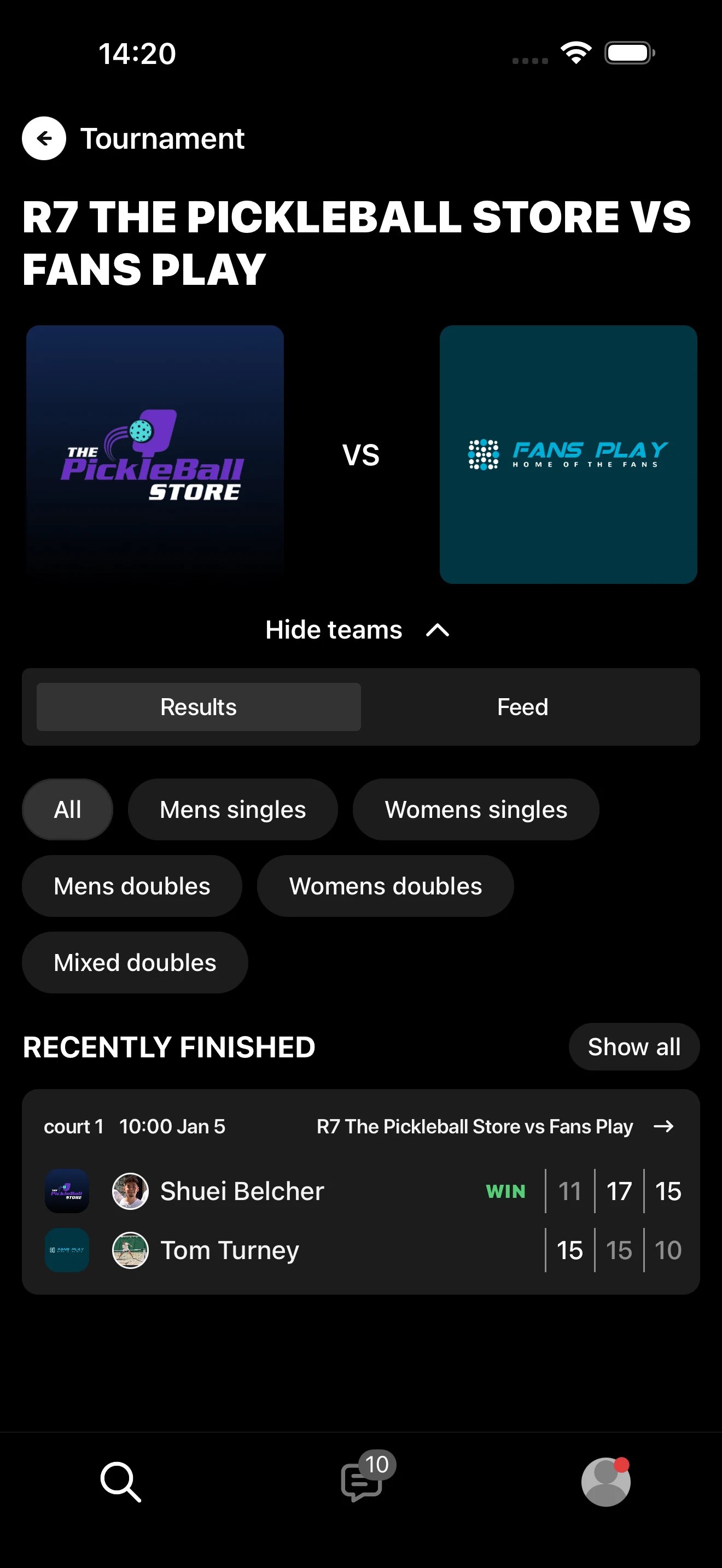 Raqt Pickleball Family Friends screenshot
